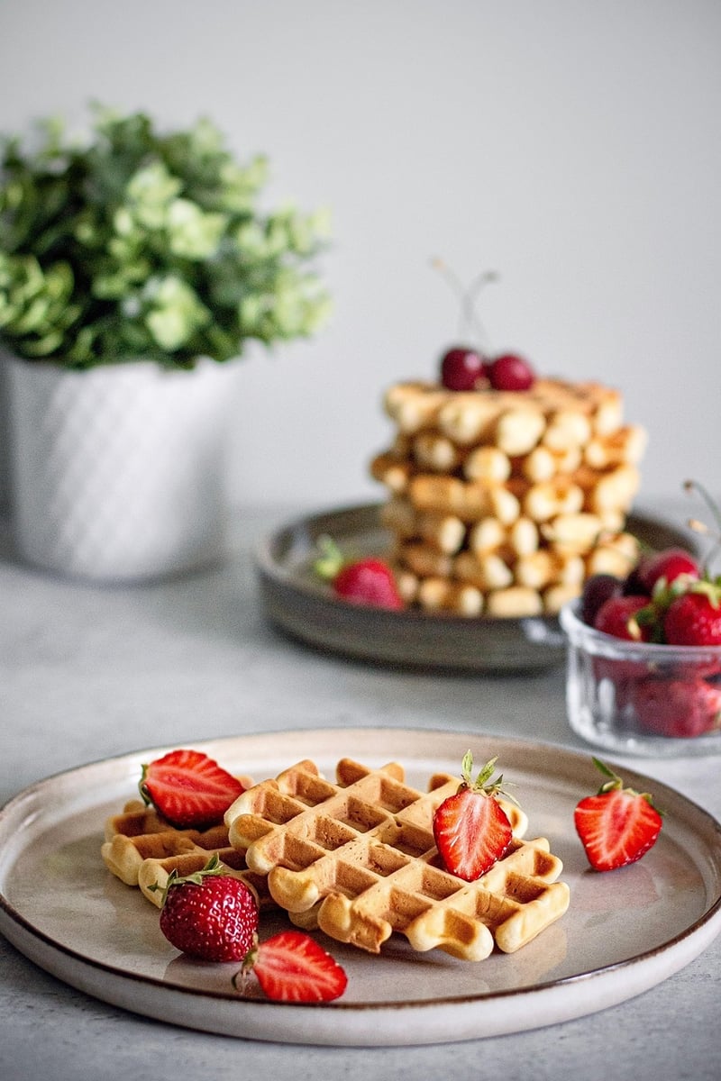 Rainbow Waffles
